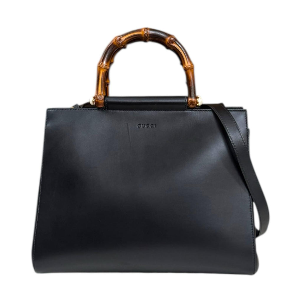 グッチ GUCCI バンブー レザー ハンドバッグ ヴィンテージ ブラック GUCCIグッチ バンブーレザーハンドバッグ 【公式通販】