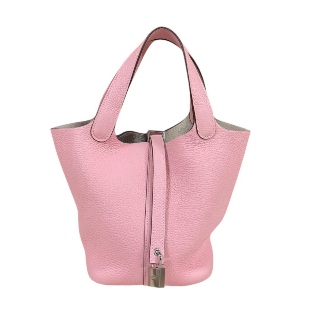 HERMES エルメス ピコタンロックPM ハンドバッグ トリヨン ピンク