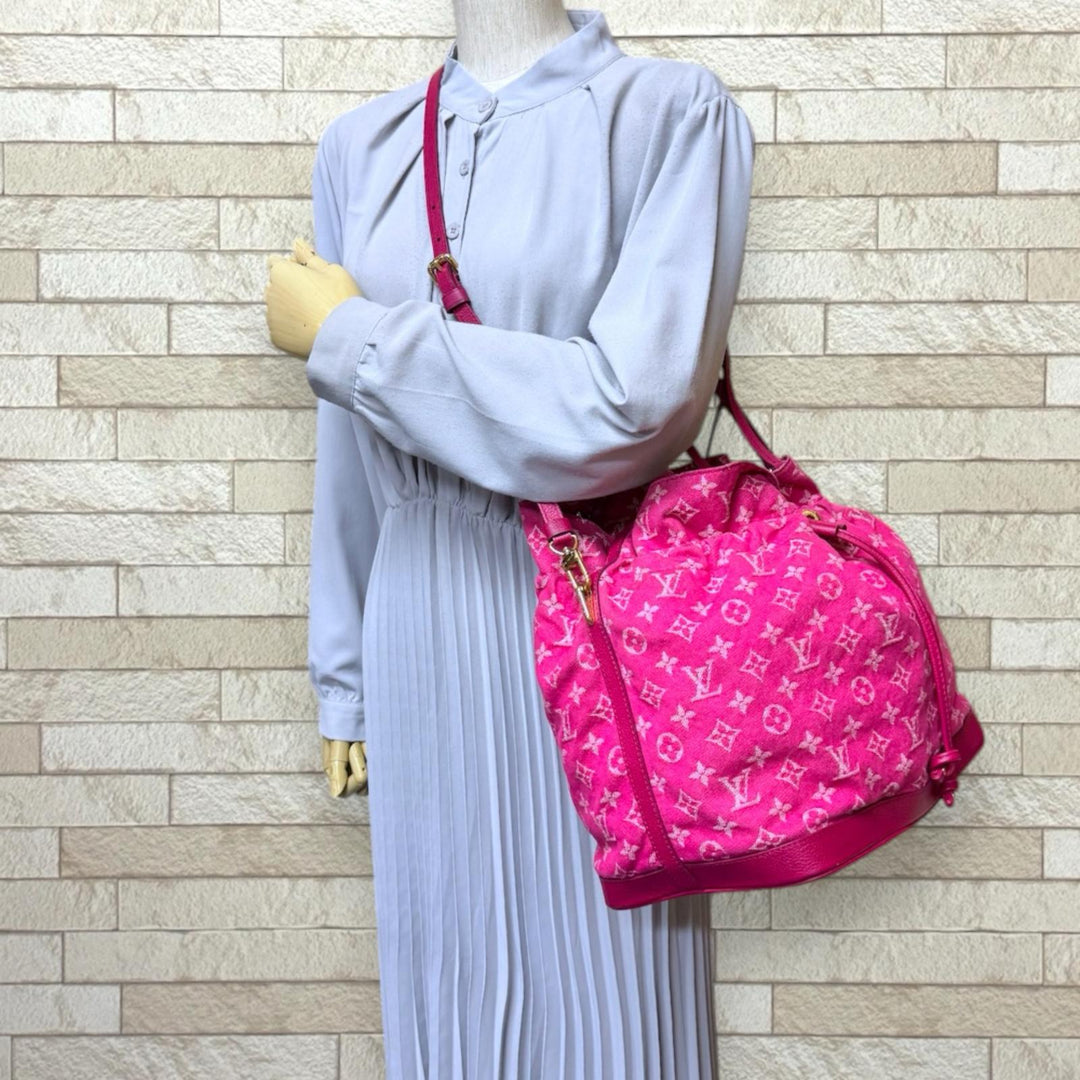 LOUIS VUITTON ルイヴィトン ノエフルMM モノグラムデニム ショルダー