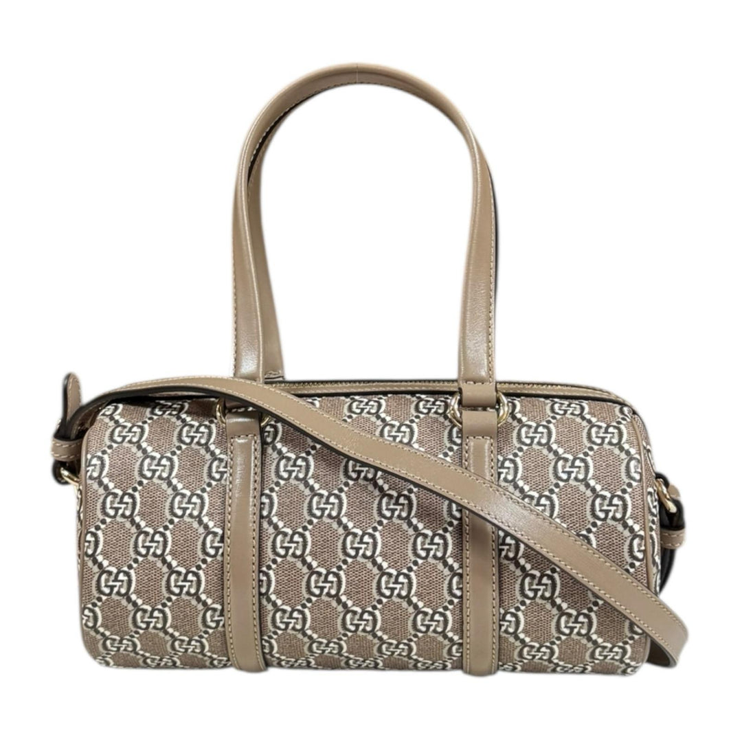 GUCCI グッチ GGシャドウ ショルダーバッグ PVC ブラウン レディース