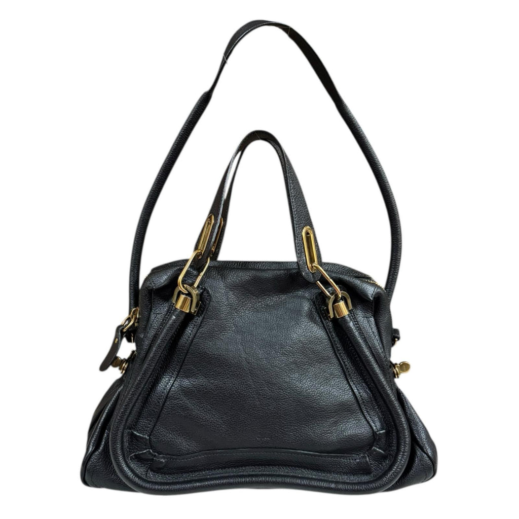 村田虹さま専用クロエ パラティ Chloe クロエ パラティ ショルダーバッグ レザー ブラック レディース