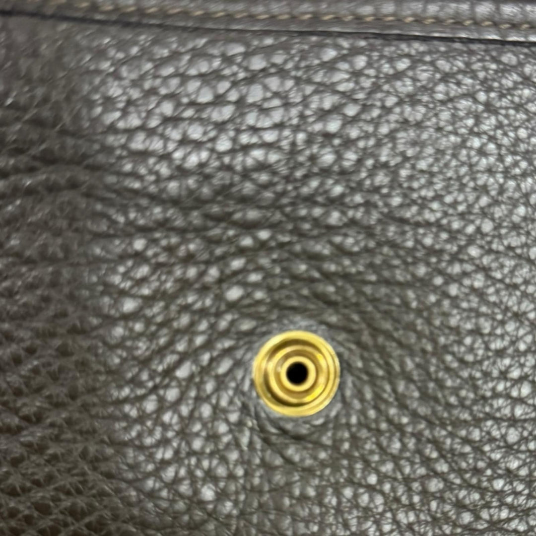 HERMES エルメス エヴリンI GM ショルダーバッグ トゴ グレー 