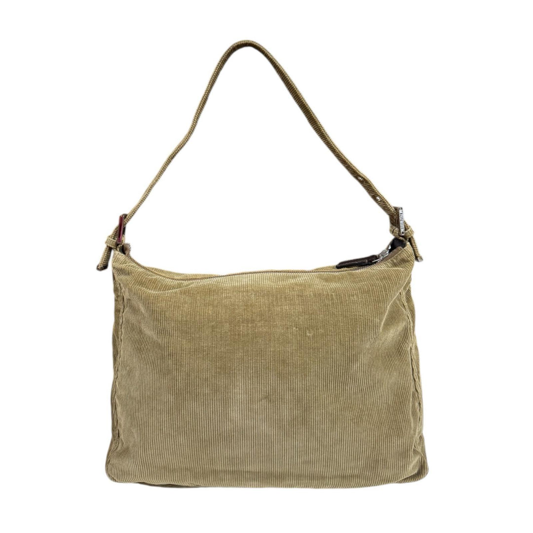 美品　FENDI コーデュロイ ショルダーバッグ ブラウン FENDI - フェンディ FENDI バッグ ショルダーバッグ マンマ