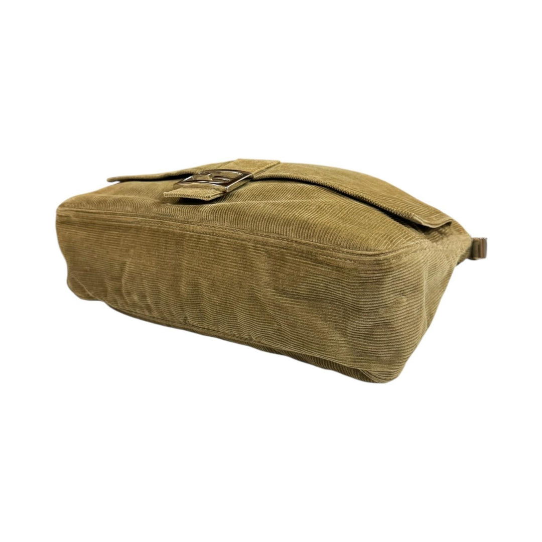 FENDI フェンディ マンマバゲット ショルダーバッグ コーデュロイ