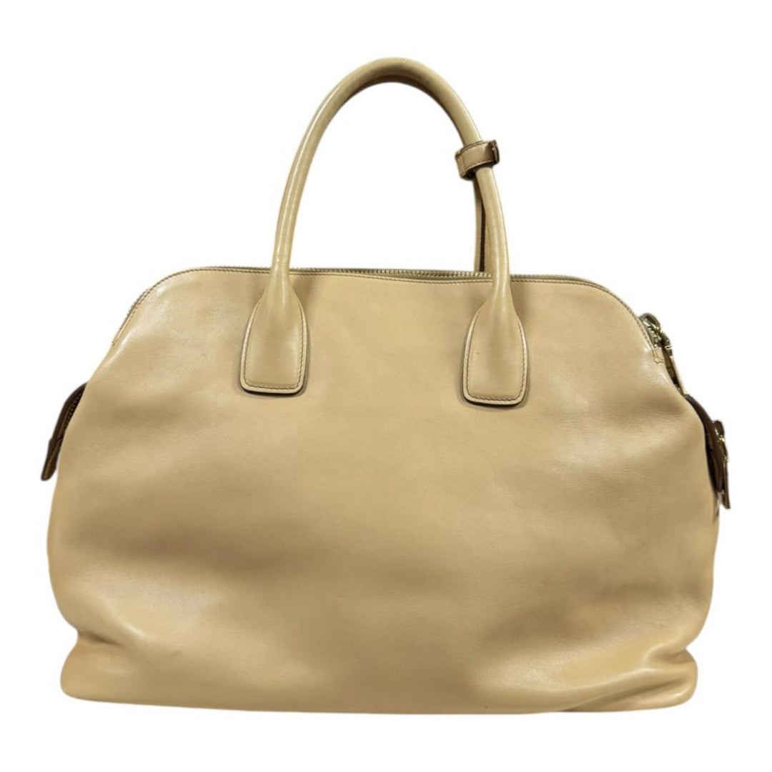 PRADA プラダ ハンドバッグ レザー ベージュ レディース 中古 – 【公式