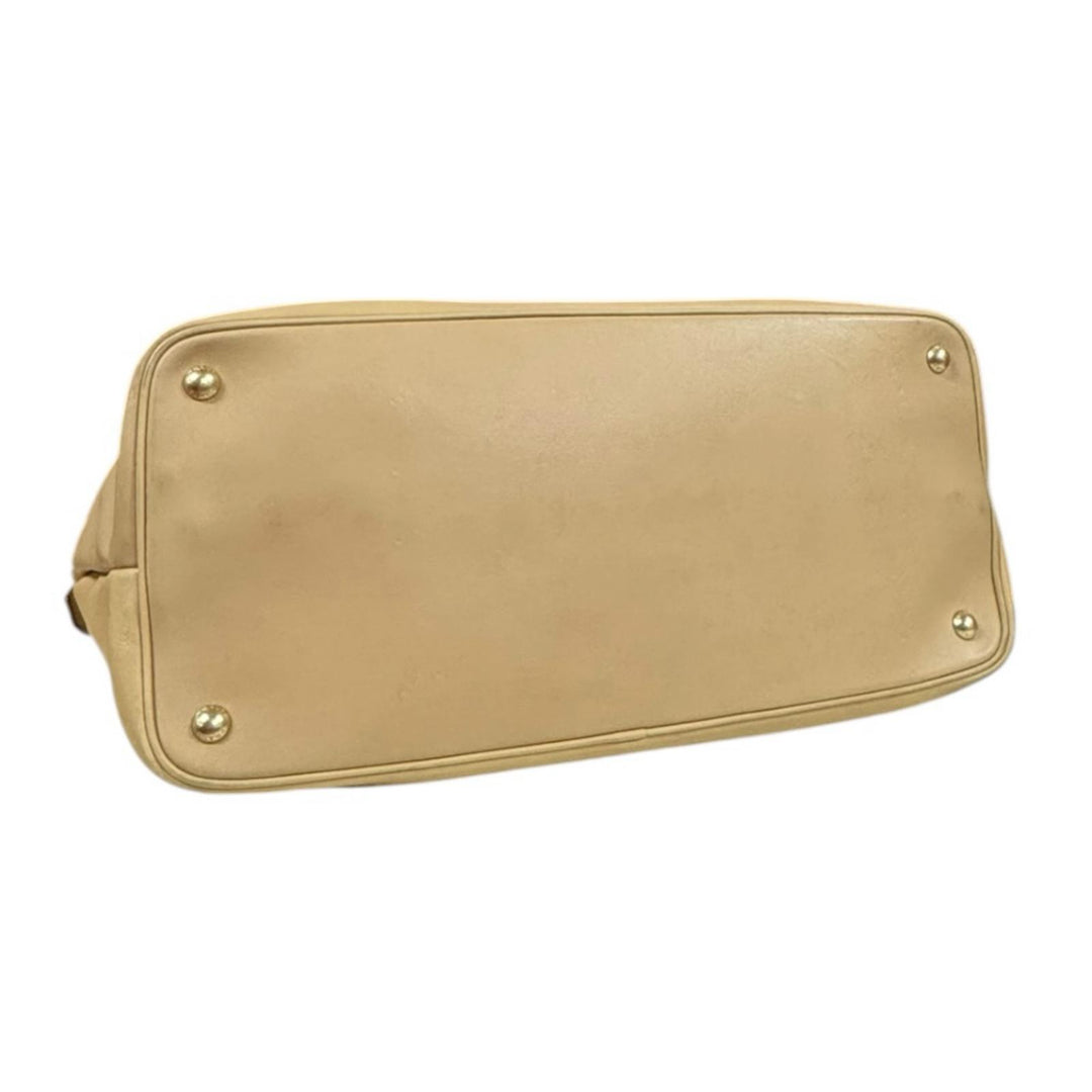 PRADA プラダ ハンドバッグ レザー ベージュ レディース 中古 – 【公式