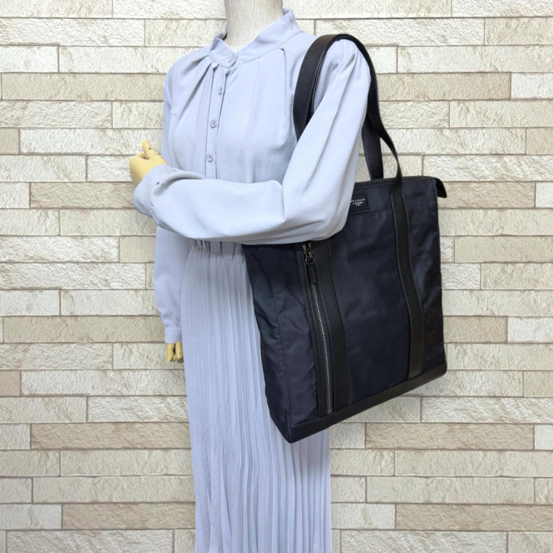 BVLGARI ブルガリ フラグメントコラボ トートバッグ ナイロン ブラック 