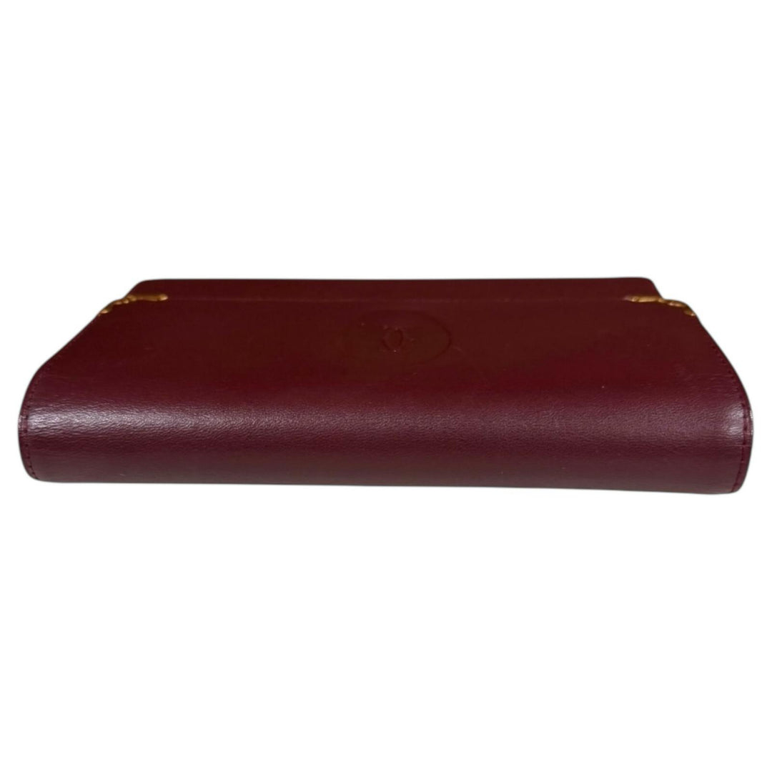 CARTIER カルティエ マストライン 三つ折り財布 レザー レディース