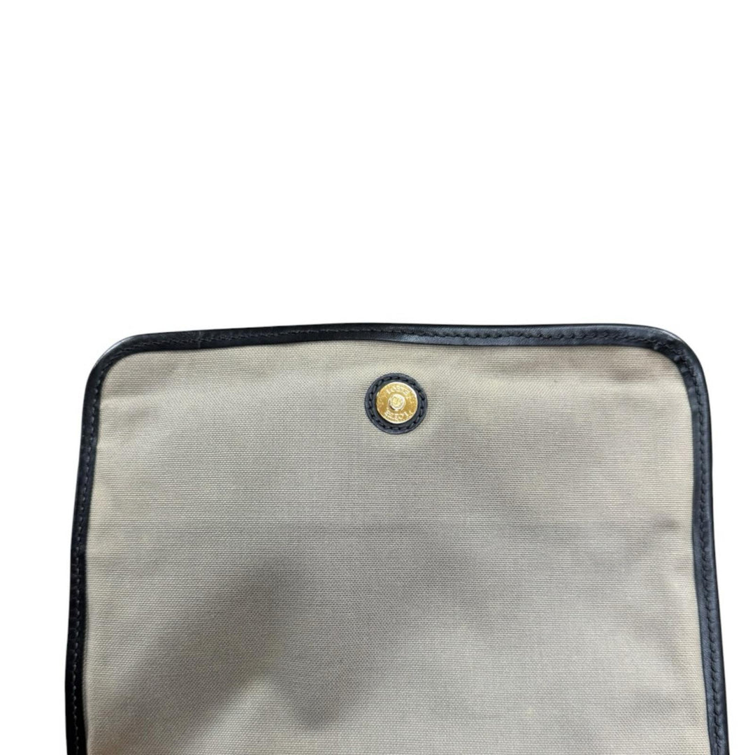 LOEWE ロエベ アナグラム ショルダーバッグ PVC グレー レディース 