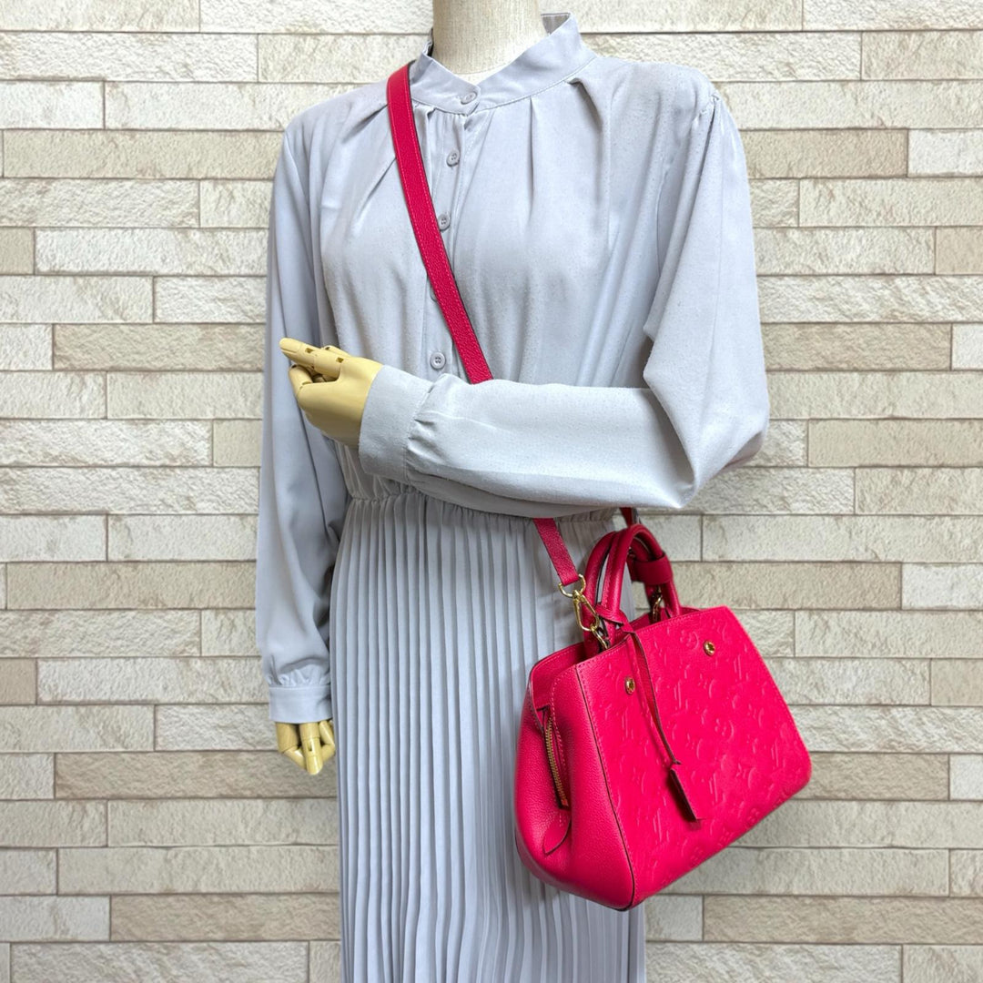 LOUIS VUITTON ルイヴィトン モンテーニュBB モノグラムアンプラント