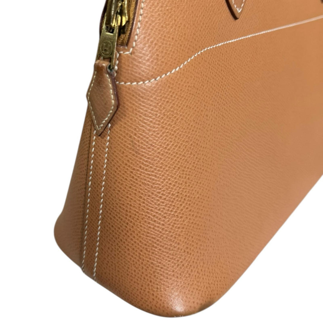 HERMES エルメス ボリード27 ショルダーバッグ クシュベル ブラウン