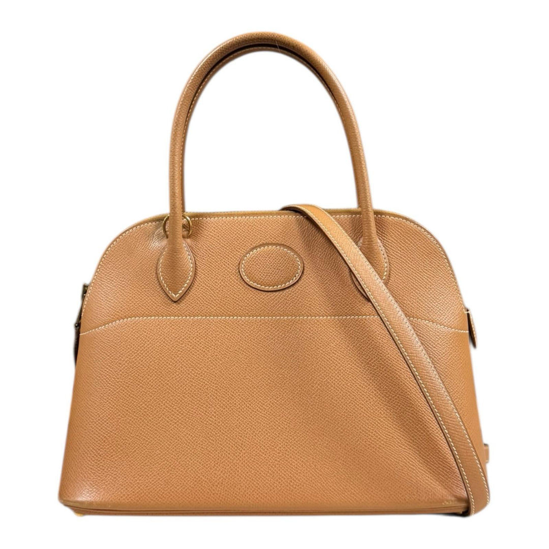 HERMES エルメス ボリード27 ショルダーバッグ クシュベル ブラウン