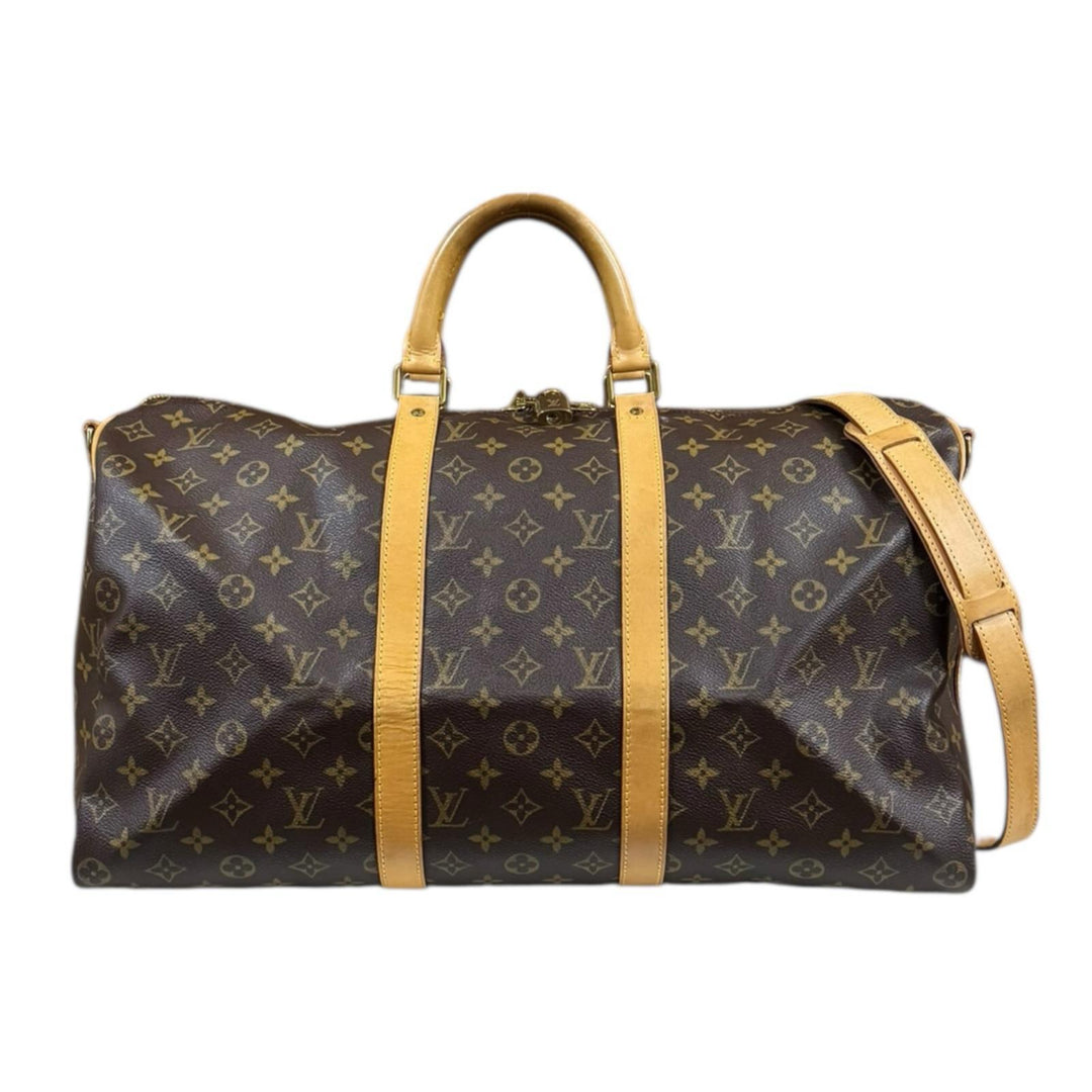 LOUIS VUITTON モノグラム ボストンバック キーポル50 大型 LOUIS VUITTON ルイヴィトン キーポル50バンドリエール モノグラム