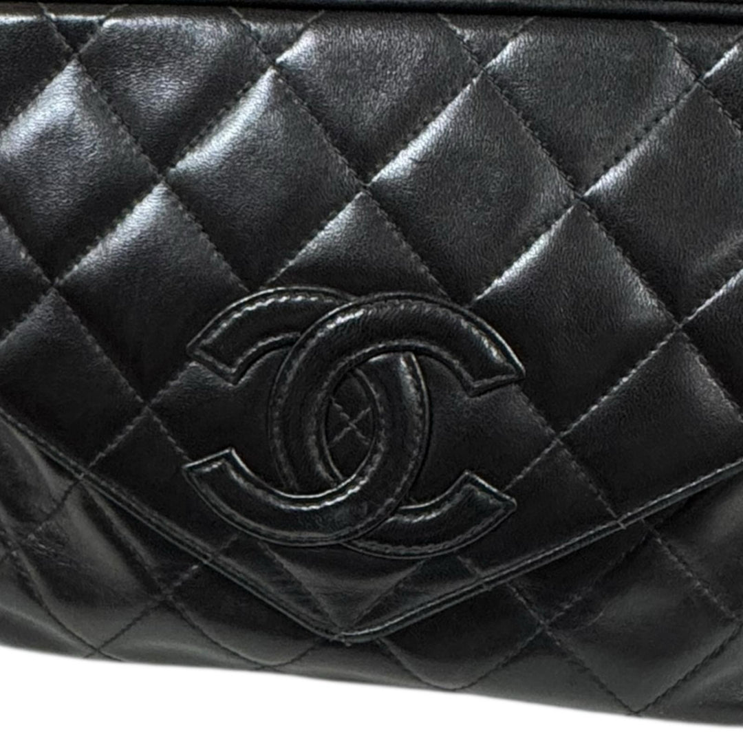 CHANEL シャネル フリンジ マトラッセ ショルダーバッグ ラムスキン