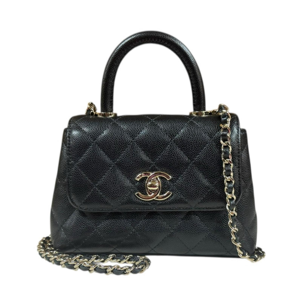 【Rare＆Vintage ARCHIVE】CHANEL  シャネル/キャビアスキンドローストリングショルダー/183****/ABランク/75【中古】 CHANEL - 【Rare＆Vintage ARCHIVE】CHANEL シャネル/キャビアスキン