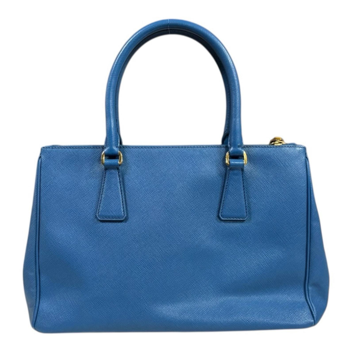 PRADA プラダ ガレリア サフィアーノ ショルダーバッグ レザー ブルー