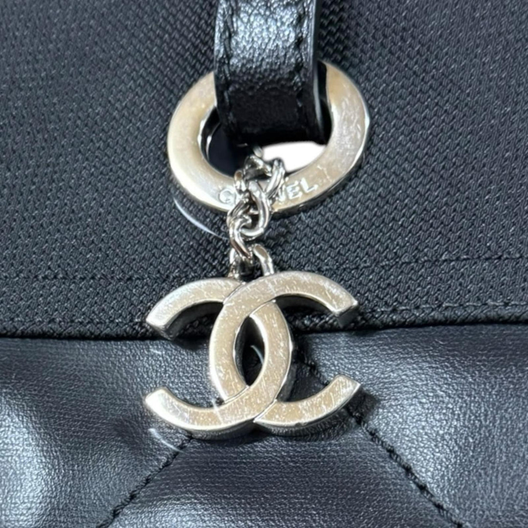 CHANEL シャネル パリビアリッツMM ココマーク トートバッグ PVC