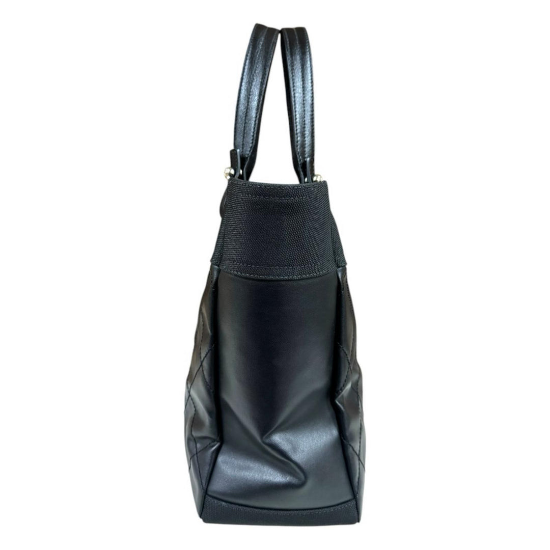 CHANEL シャネル パリビアリッツMM ココマーク トートバッグ PVC