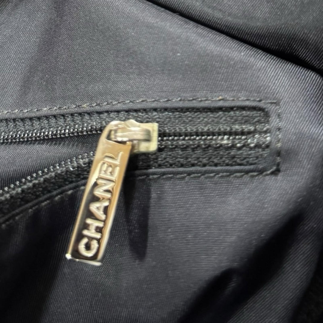 CHANEL シャネル パリビアリッツMM ココマーク トートバッグ PVC