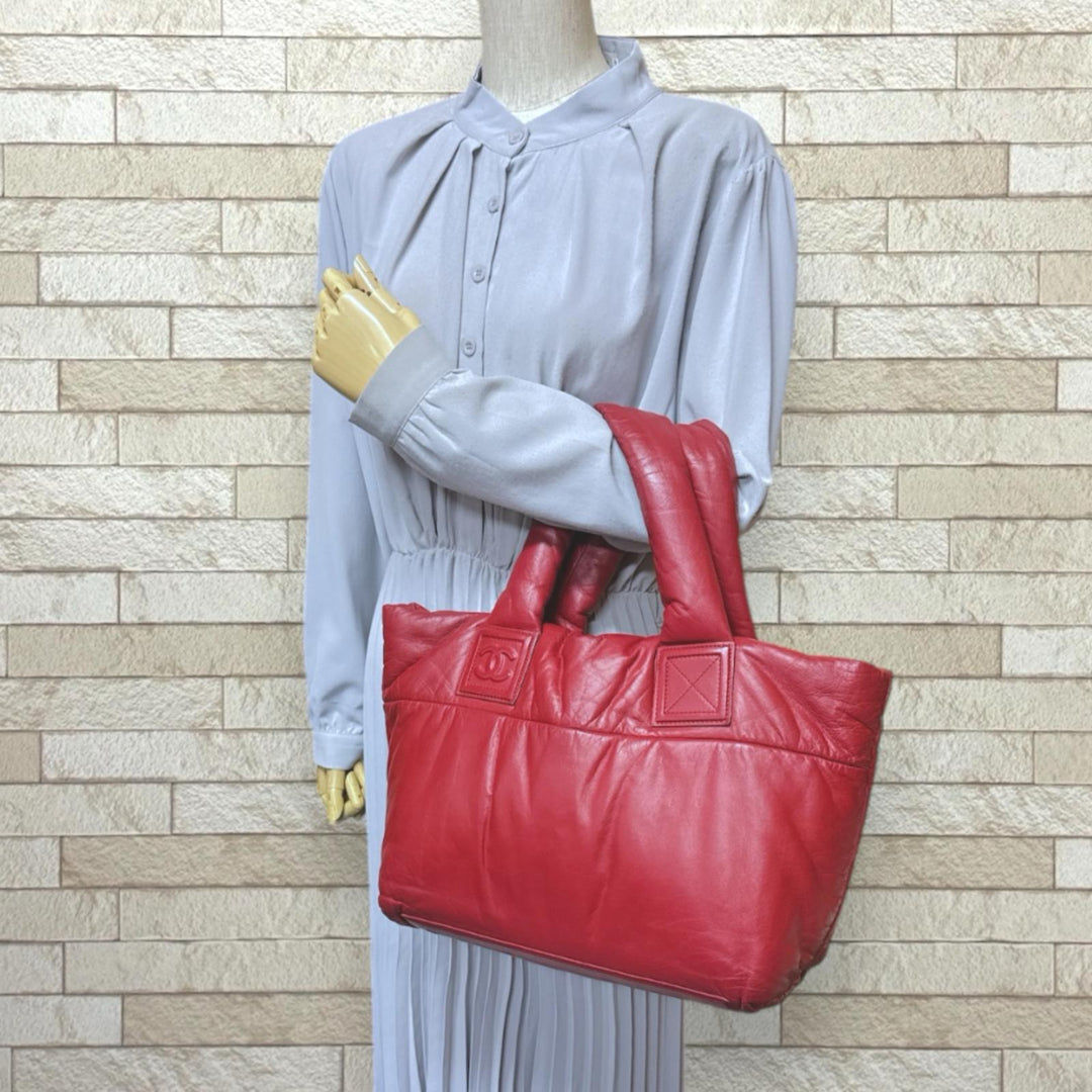 CHANEL シャネル リバーシブル スモールトートバッグ コココクーン 