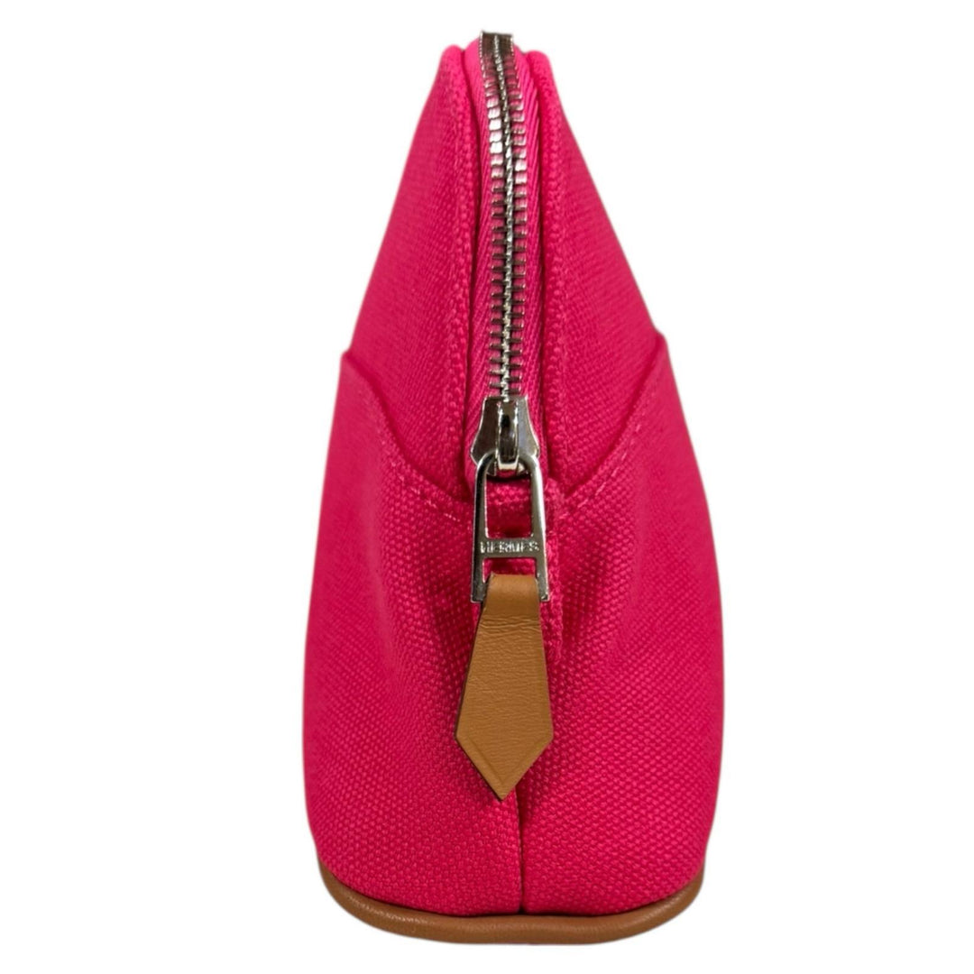 HERMES エルメス ボリードポーチミニミニ ポーチ コットンキャンバス