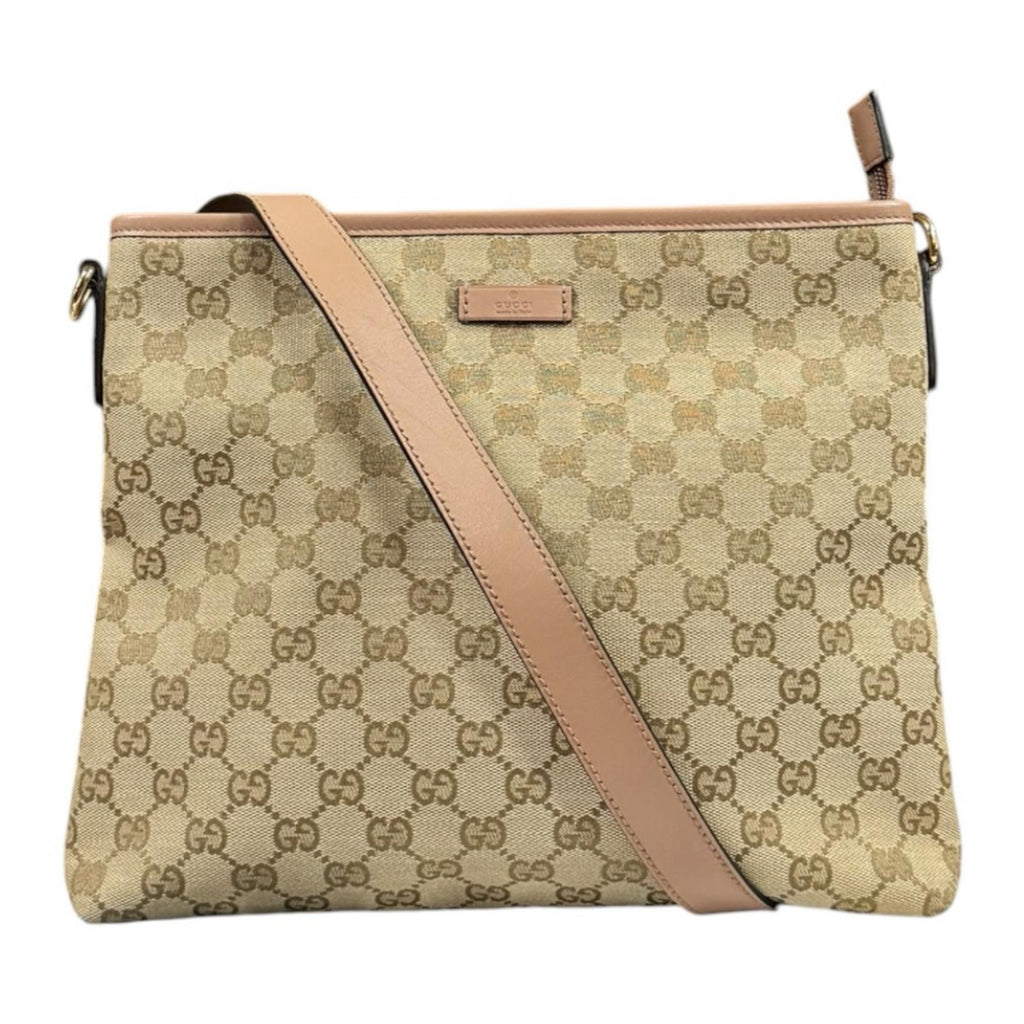 GUCCI グッチ GGキャンバス ショルダーバッグ GGキャンバス ベージュ