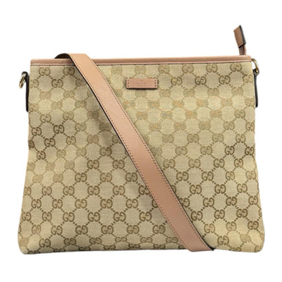 GUCCI グッチ GGキャンバス ショルダーバッグ GGキャンバス ベージュ
