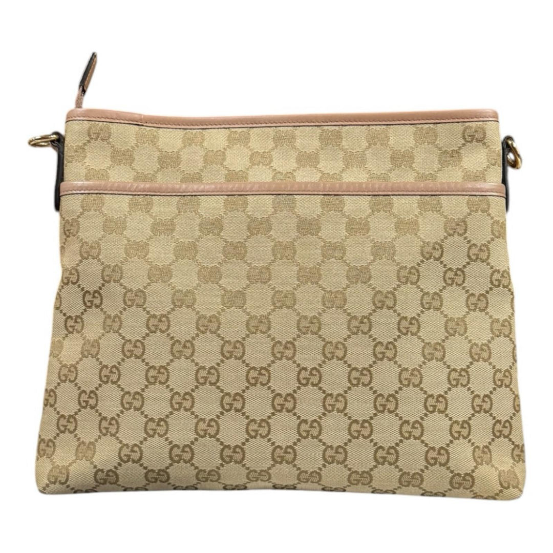 GUCCI グッチ GGキャンバス ショルダーバッグ GGキャンバス ベージュ