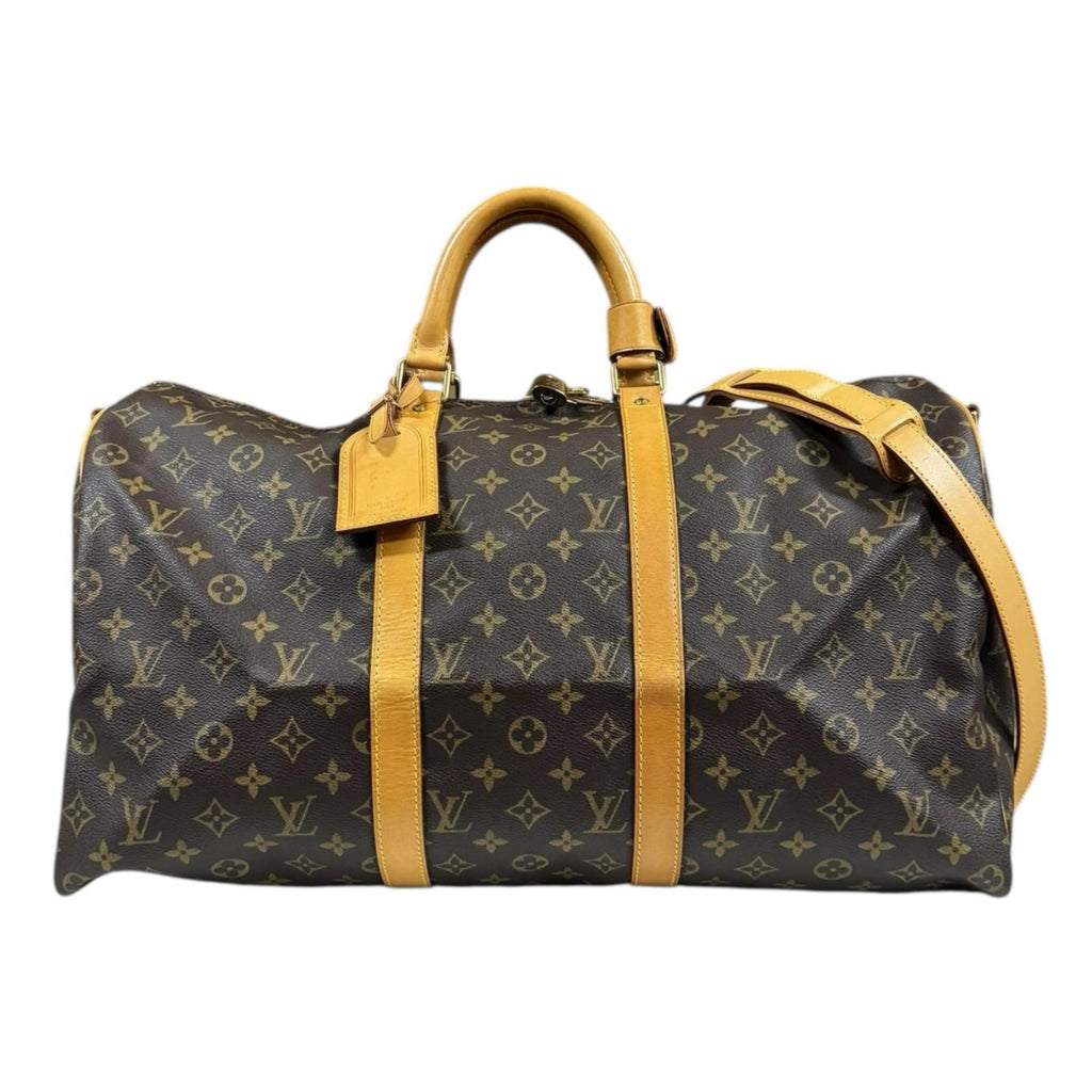 Louis Vuitton ボストンバッグ ブラウン　キーポル50バンドリエール LOUIS VUITTON ルイヴィトン キーポル50バンドリエール モノグラム