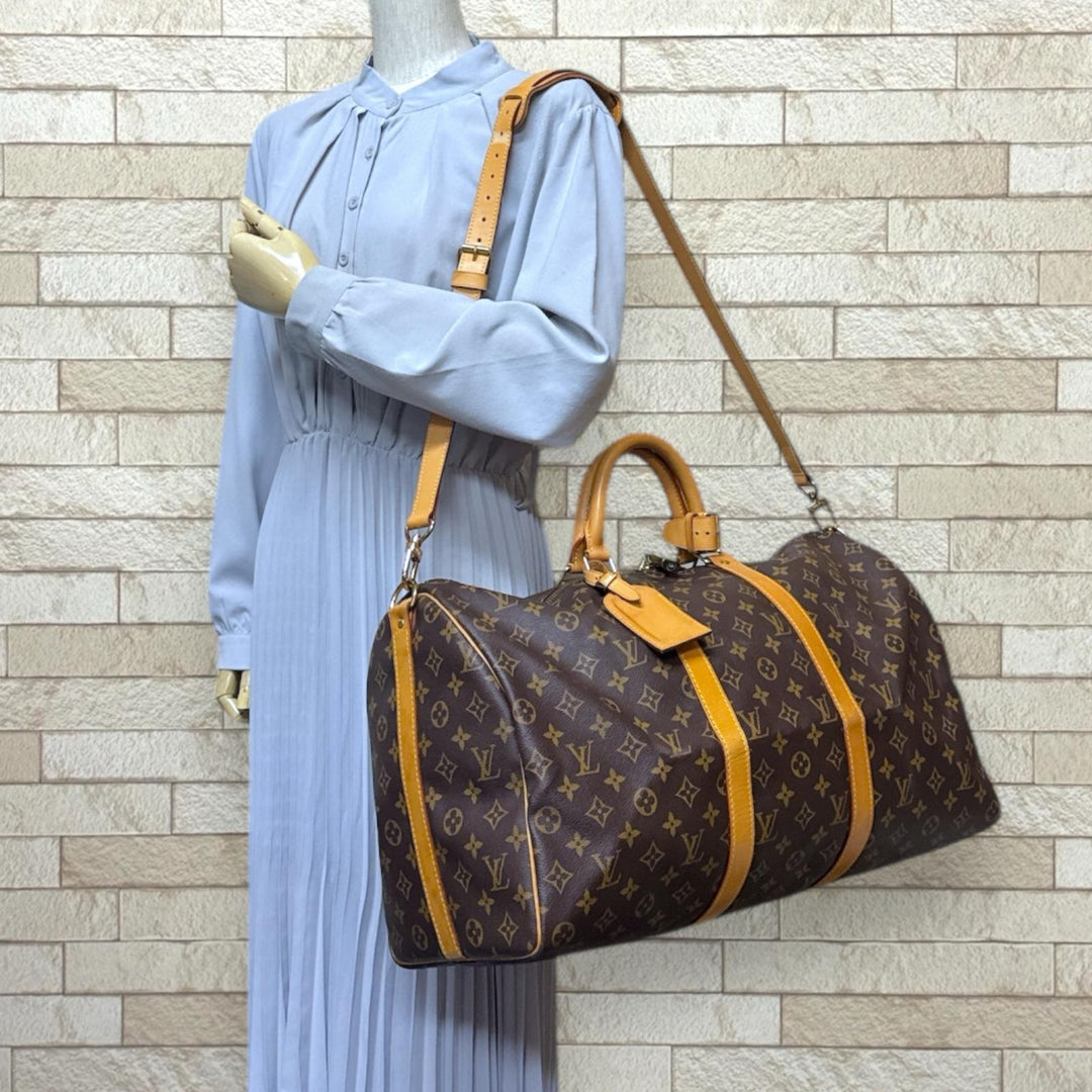 LOUIS VUITTON ルイヴィトン キーポル50バンドリエール モノグラム