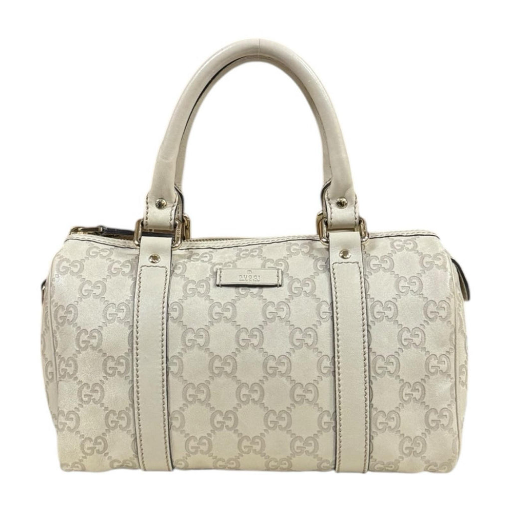 GUCCI グッチ ミニボストンバッグ グッチシマ ハンドバッグ レザー