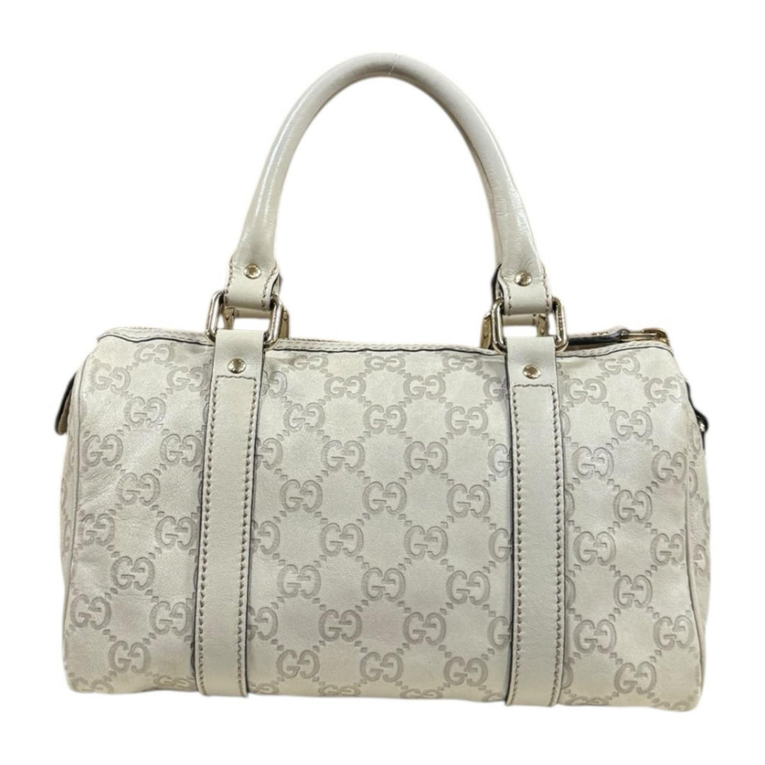 GUCCI グッチ ミニボストンバッグ グッチシマ ハンドバッグ レザー