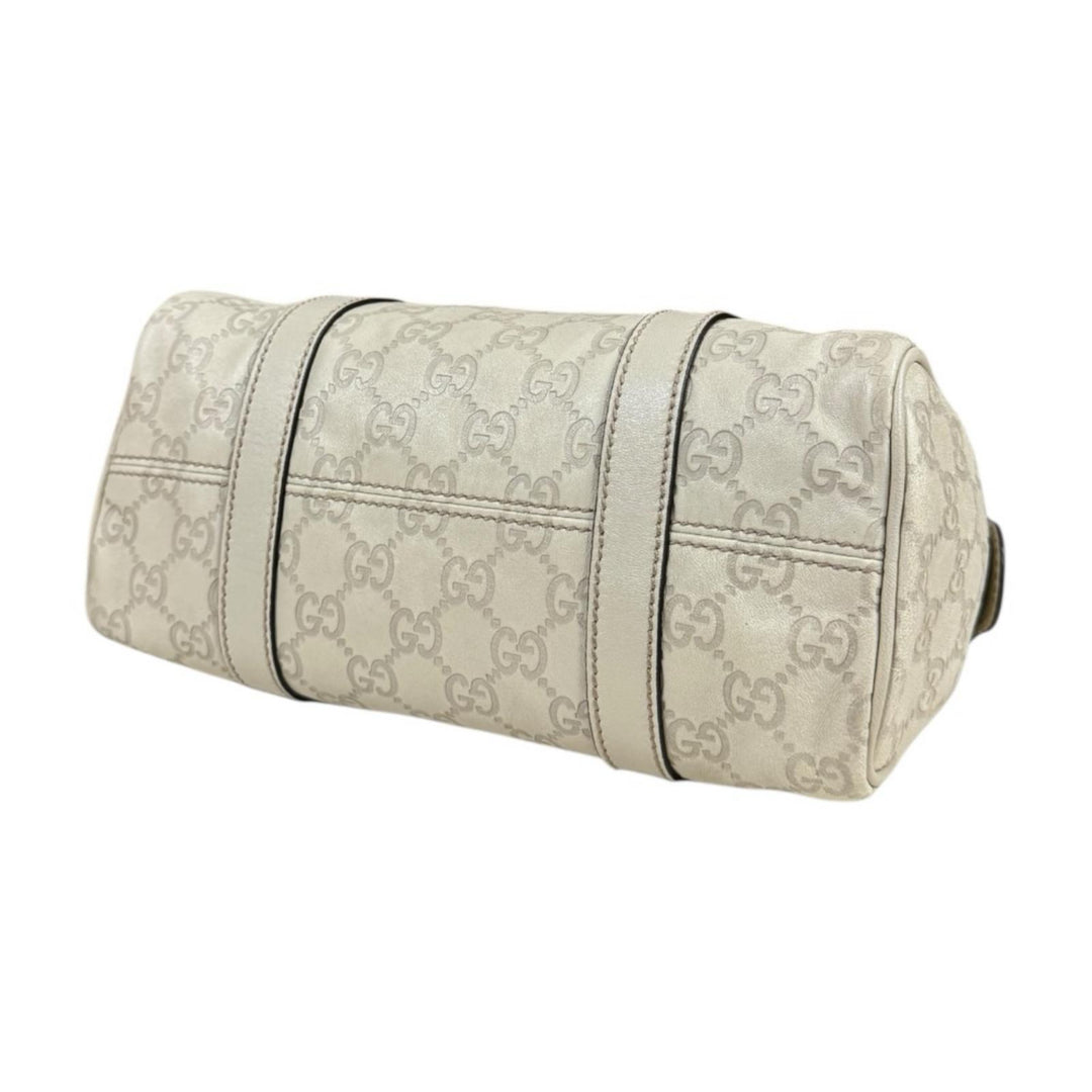 GUCCI グッチ ミニボストンバッグ グッチシマ ハンドバッグ レザー