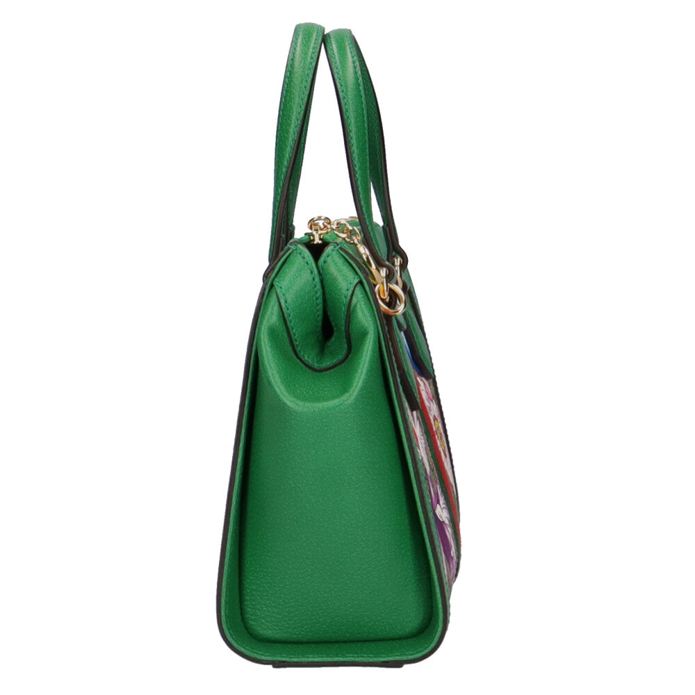 グッチ GUCCI フローラ GGスプリーム ショルダーバッグ レザー