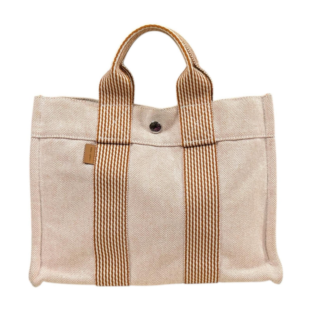 HERMES エルメス トートPM ニューフールトゥ トートバッグ キャンバス