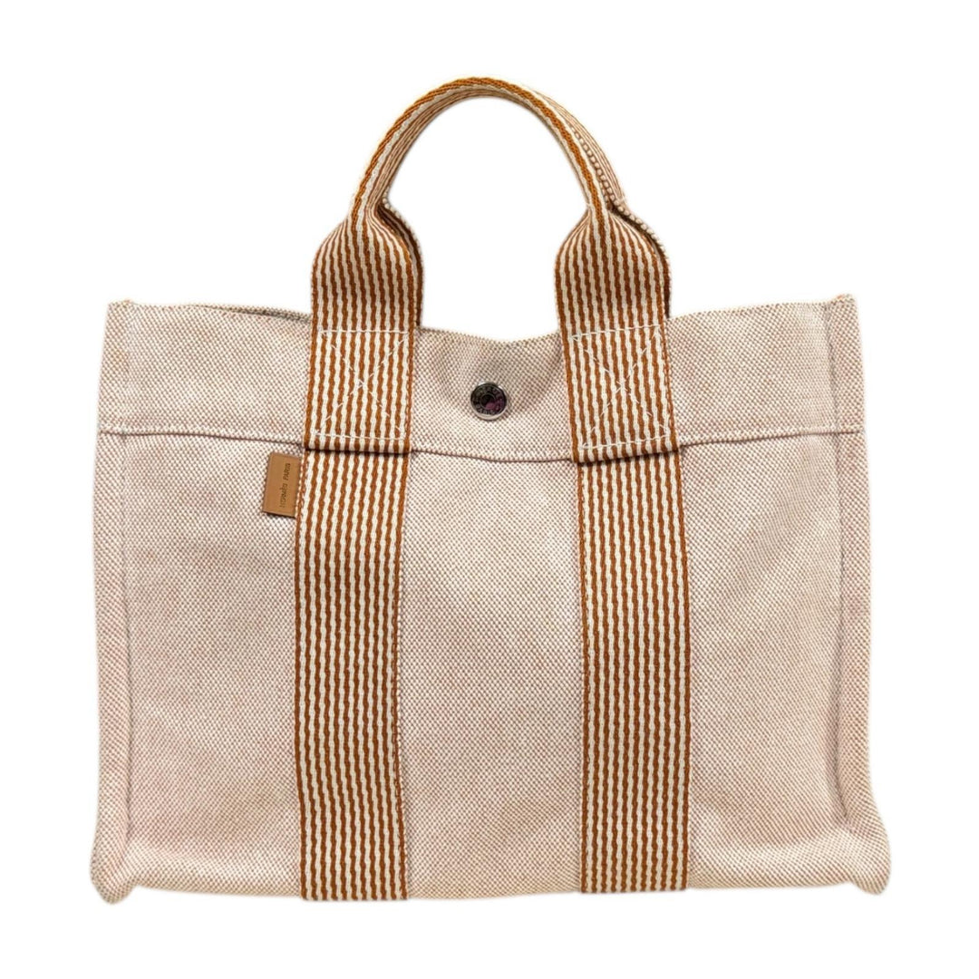 HERMES エルメス トートPM ニューフールトゥ トートバッグ キャンバス