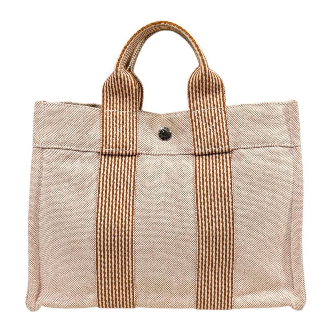 HERMES エルメス トートPM ニューフールトゥ トートバッグ キャンバス