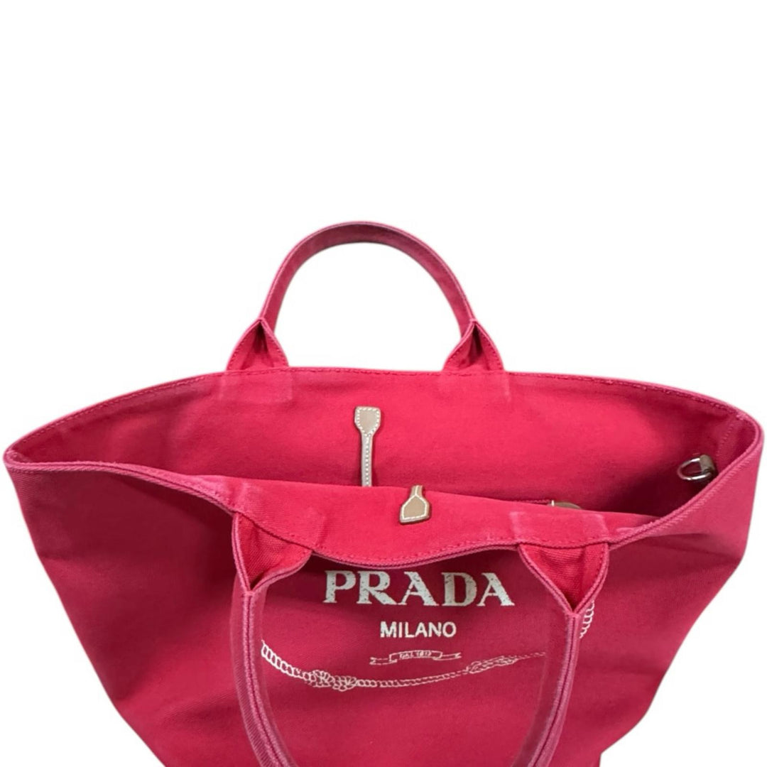 PRADA プラダ カナパ ファブリック ショルダーバッグ キャンバス