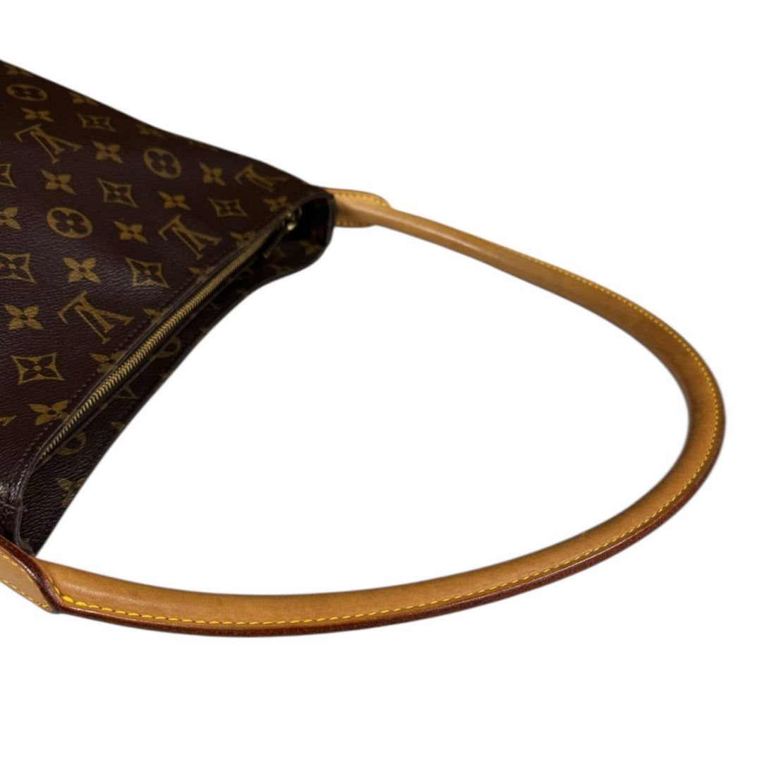 LOUIS VUITTON◇ルーピングGM_モノグラム・キャンバス_BRW/PVC/BRW