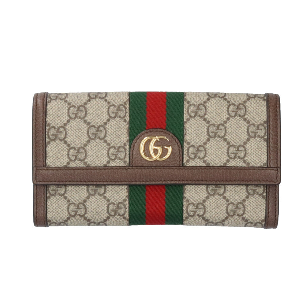 GUCCI グッチ GG コンチネンタルウォレット シェリーライン 長財布 GG