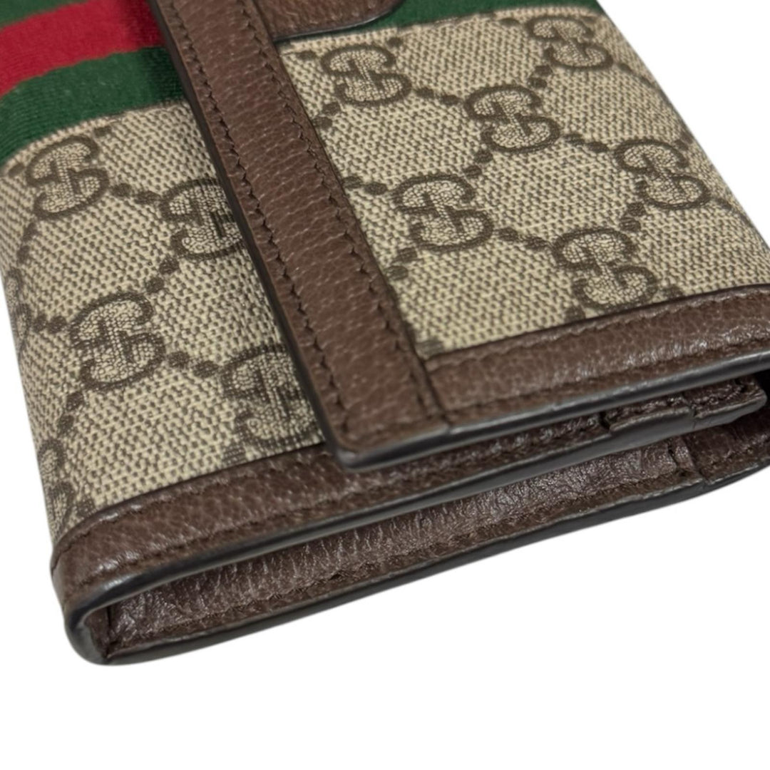 GUCCI グッチ GG コンチネンタルウォレット シェリーライン 長財布 GG