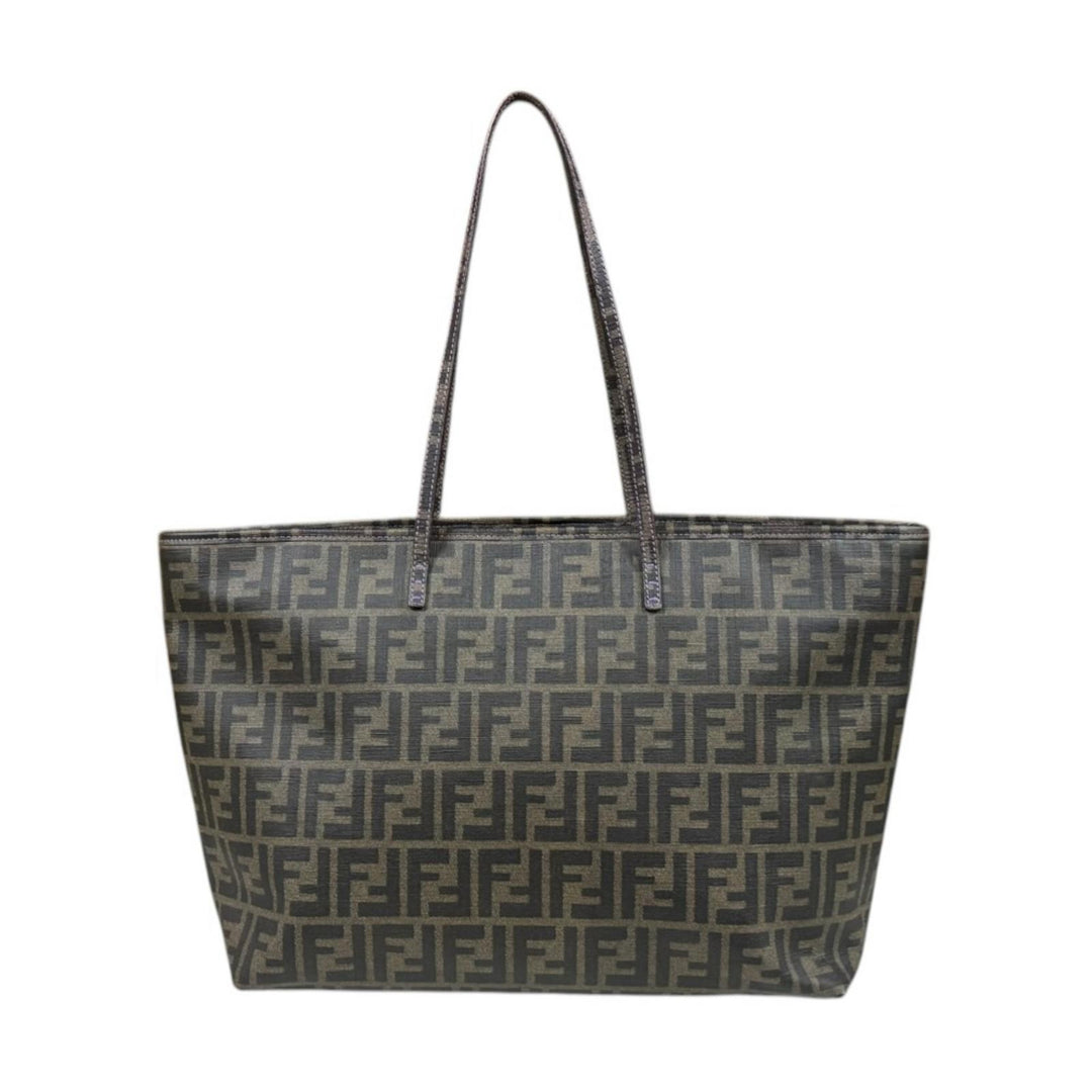 FENDI フェンディ ショッピング ロールバッグ ズッカ トートバッグ PVC 