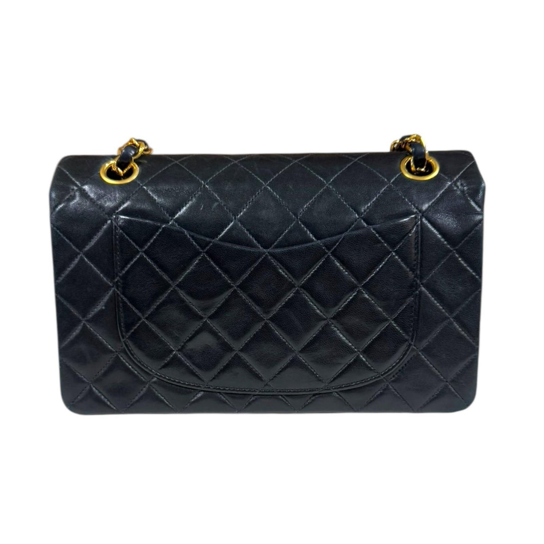 CHANEL シャネル マトラッセ ショルダーバッグ ラムスキン ブラック