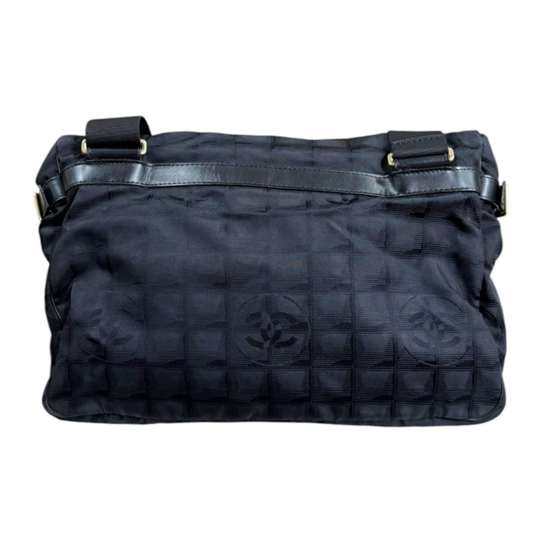 CHANEL シャネル ニュートラベル ショルダーバッグ ナイロンジャガード