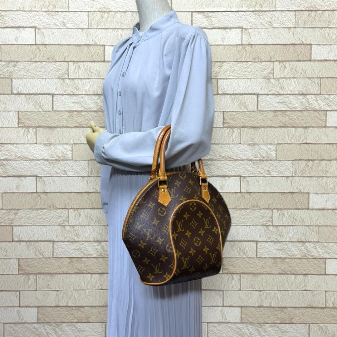 ルイヴィトン エリプス PM ハンドバッグ モノグラム パドロック付 エリプス（LOUIS VUITTON） 送料無料 LOUIS VUITTON ルイヴィトン