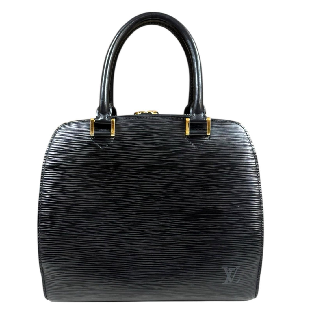 Louis Vuitton エピレザー ブラック ハンドバッグ LOUIS VUITTON ルイヴィトン ポンヌフ エピ ハンドバッグ エピレザー