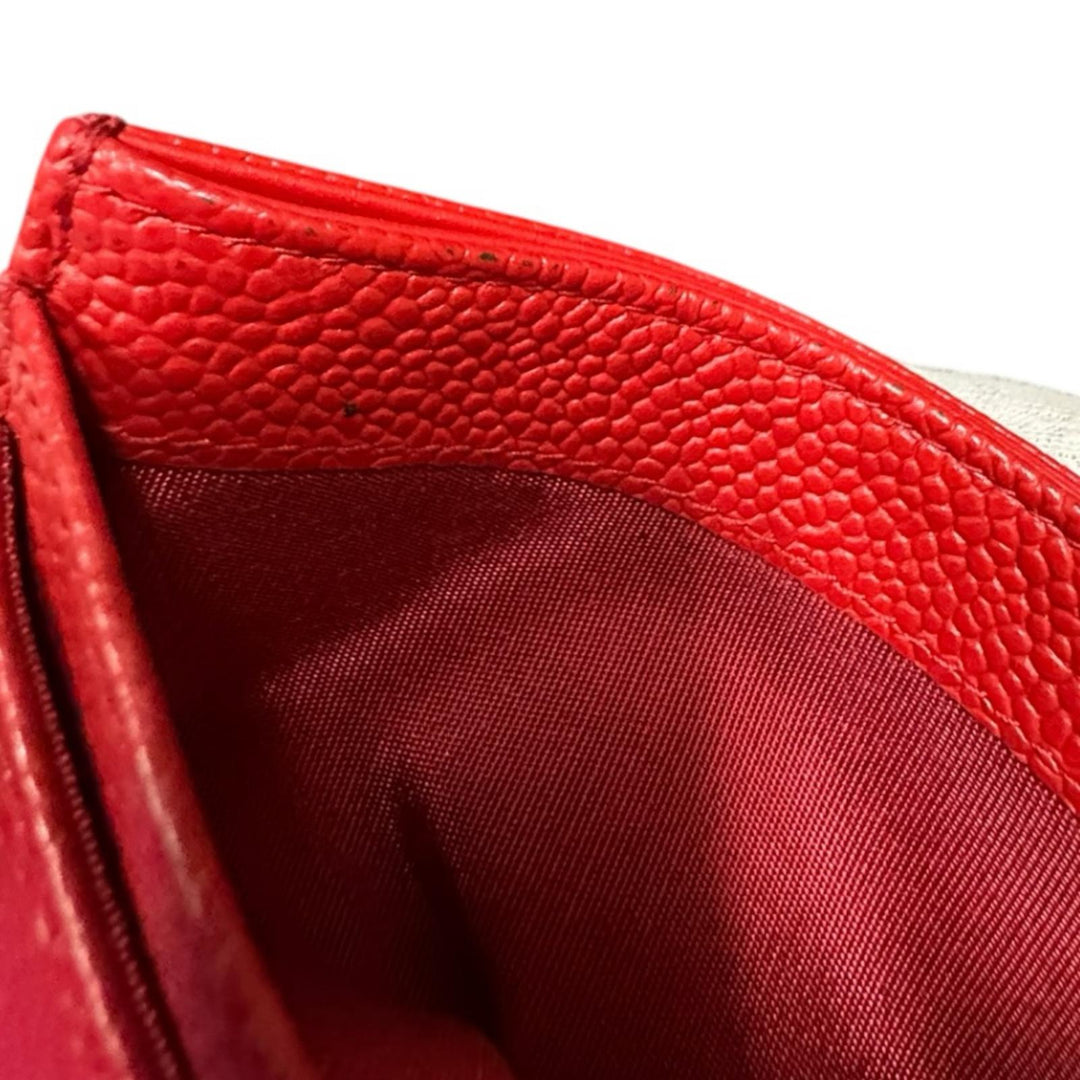 CHANEL シャネル ココマーク カードケース キャビアスキン レディース