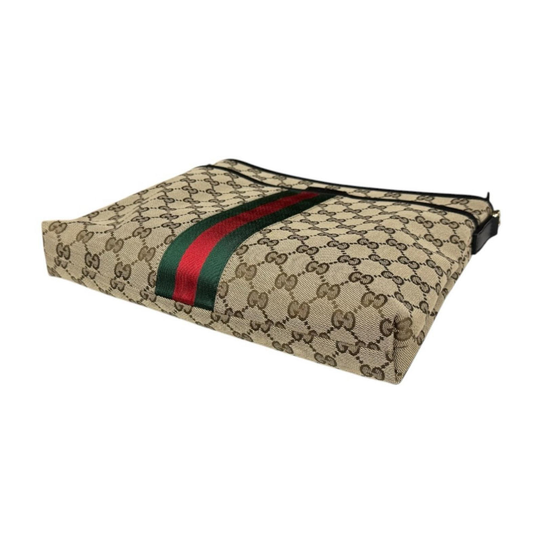 GUCCI グッチ シェリー ショルダーバッグ GGキャンバス ベージュ