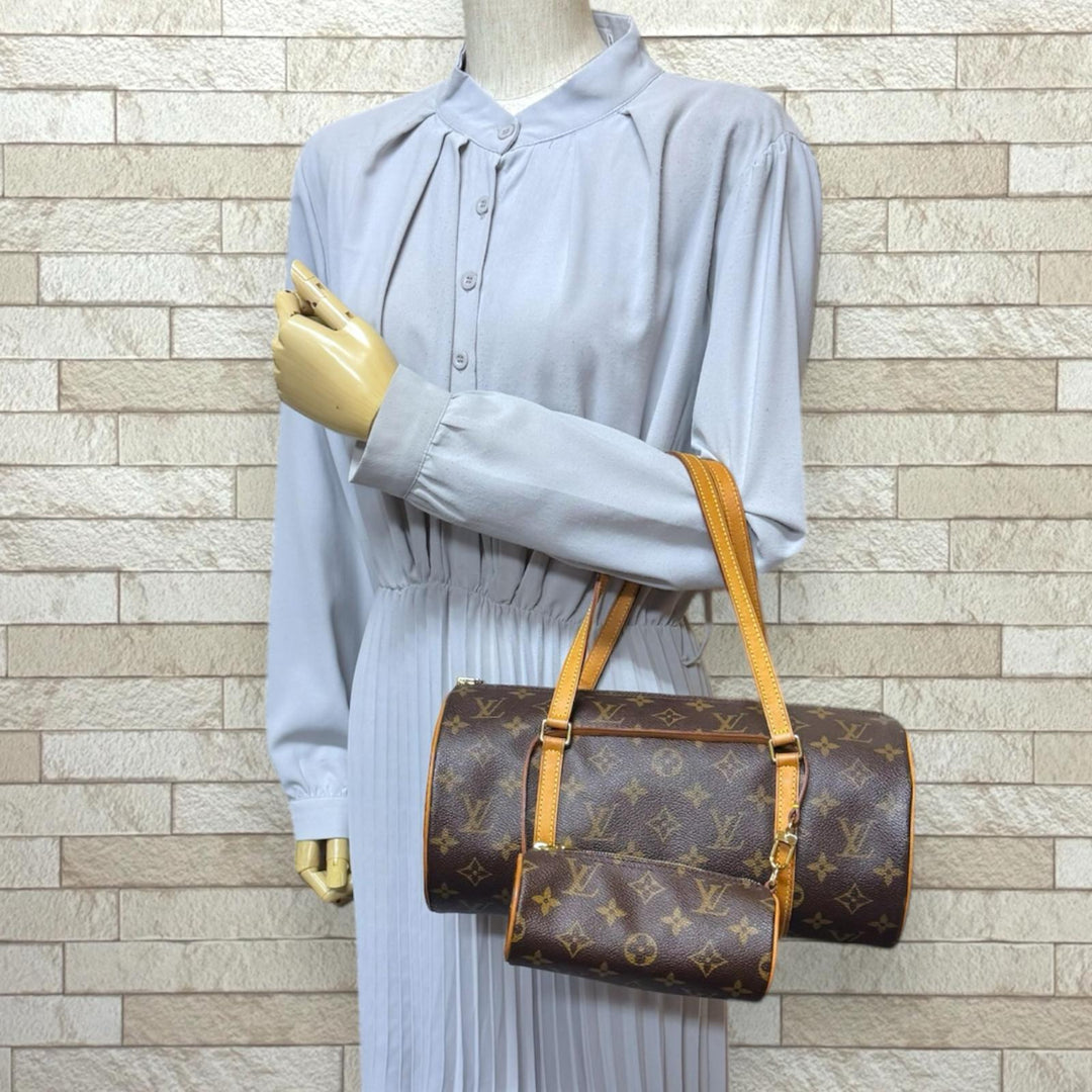 LOUIS VUITTON ルイヴィトン パピヨン30 モノグラム ハンドバッグ
