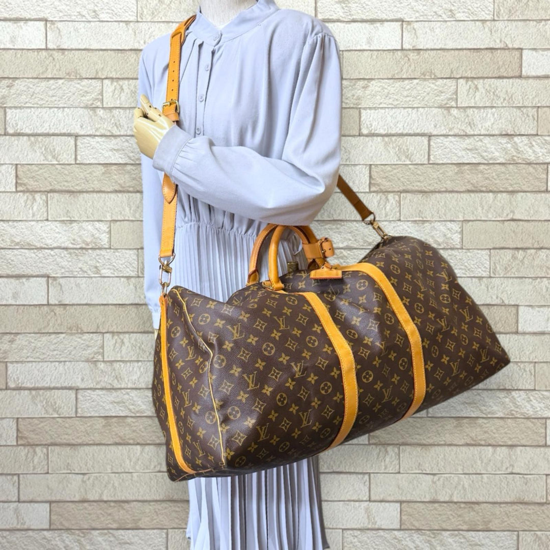 LOUIS VUITTON ルイヴィトン キーポル・バンドリエール60 モノグラム LOUIS VUITTON ルイヴィトン キーポル・バンドリエール60 モノグラム